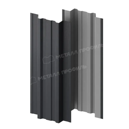 Прямоугольный Trapeze Viking 0,45 RAL 7024 прямой