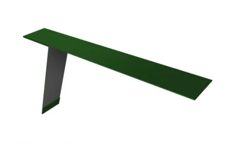 Планка карнизная фальц Grand Line 130x80 0,45 Drap цвет RAL 6005