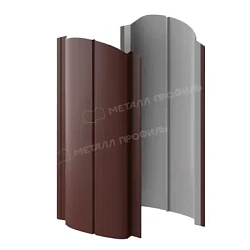 Штакетник Металл Профиль Круглый Ellipse Norman 0,5 фигурный