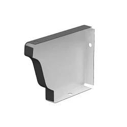 Заглушка желоба левая 120x86 мм Металл Профиль Бюджет Полиэстер 0,5