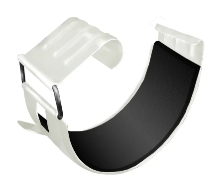 Соединитель желоба d-125 мм Grand Line Optima Полиэстер двухсторонний 1,00 RAL 9003