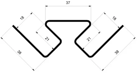 Угол внутренний Grand Line Standard белый