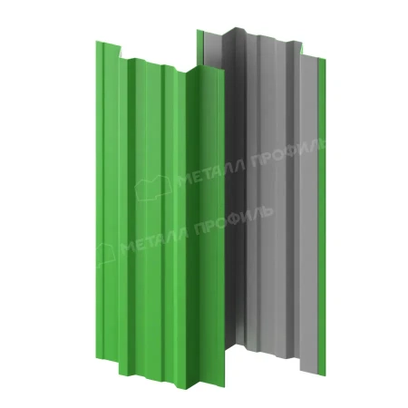 Прямоугольный Trapeze Norman 0,5 RAL 6018 прямой