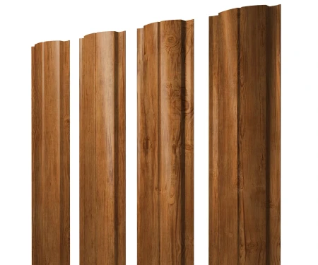 Полукруглый Slim Print Premium 0,45 Golden Wood прямой