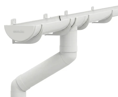 Комплект пластикового водостока d-120/90 мм ГрандЛайн Классика белый RAL 9003 в Туле фото