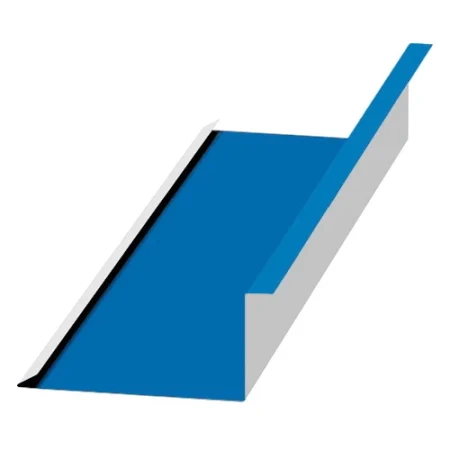 Планка примыкания нижняя Металл Профиль 250x122x2000 0,45 Полиэстер цвет RAL 5015