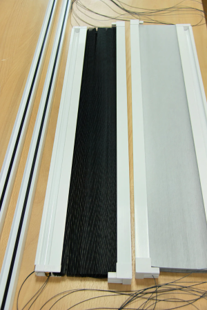 Шторы и москитные сетки 2 в 1 Fakro Штора и  AMD Duet Blackout в Туле фото