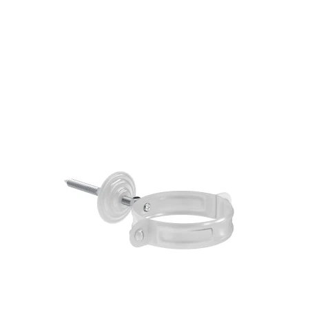 Хомут трубы d-90 мм с комплектом Aquasystem Premium Pural 0,6 RAL 9003