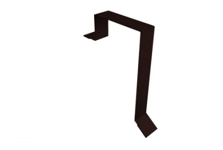 Планка торцевая (фронтонная) фальц Grand Line 60x97 0,5 Velur цвет RAL 8017