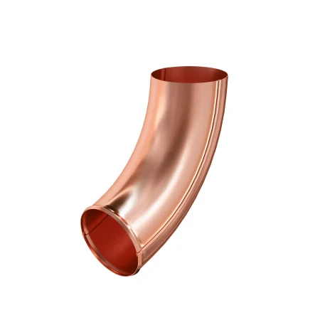 Колено стока (отвод трубы) d-90 мм Aquasystem Элит 0,6 медный