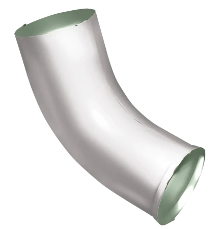 Колено стока d-90 мм 60° ГрандЛайн GL PE Полиэстер двухсторонний 0,6 в Туле фото