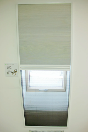 Шторы и москитные сетки 2 в 1 Fakro Штора и  AMD Duet Blackout в Туле фото