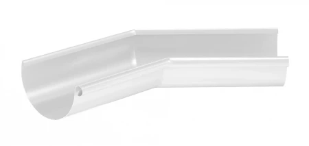 Угол желоба внутренний d-150 мм 135 гр Aquasystem Premium Pural 0,6 RAL 9003