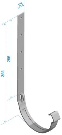Кронштейн желоба ПВХ d-141 мм металлический Döcke Lux в Туле фото