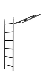 Кровельная лестница Металл Профиль 1,86 м