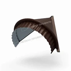 Заглушка конька круглого конусная Металл Профиль Purman 0,5