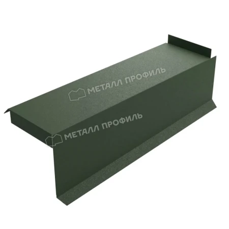 Планка сегментная торцевая правая Металл Профиль 350 мм 0,5 VikingMP E цвет RAL 6007