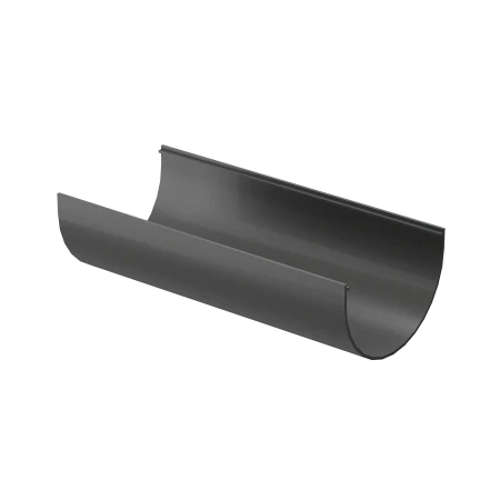 Желоб полукруглый ПВХ d-120 мм 2 м Döcke Standard серый RAL 7024