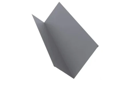 Планка примыкания для кровли Grand Line 150x250 0,5 Satin цвет RAL 7004 Планка примыкания для кровли Grand Line 150x250 0,5 Satin цвет RAL 7004