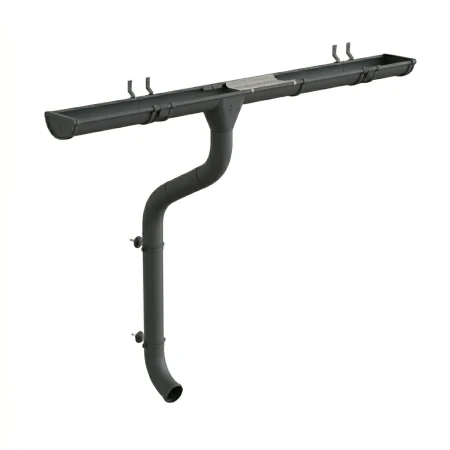 Комплект металлического водостока Аквасистем Премиум d-125x90 мм 6 м/3 м PU Matt RAL 7024 в Туле фото