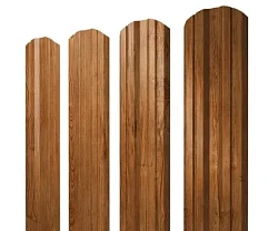 Штакетник Grand Line Twin Print Premium 0,45 фигурный