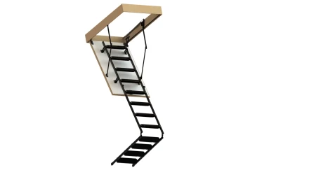 Чердачная люк-лестница Oman Складная 3-х секционная Metal T3 в Туле фото