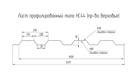 НС-44 Полиэстер 0,7 Ral 7004