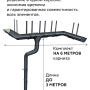 Комплект металлического водостока Grand Line GL PE d-125x90 мм 6 м/3 м Полиэстер двухсторонний RAL 7024 в Туле фото