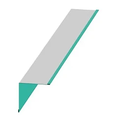 Планка угла внутреннего Металл Профиль 115x115x2000 Purman 0,5