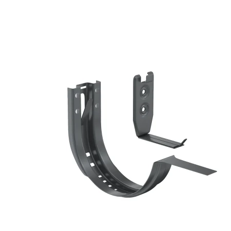 Крюк крепления желоба d-125 мм регулируемый (комплект) Aquasystem Premium Pural 4,0 RAL 7024