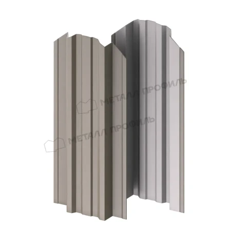 Прямоугольный Trapeze Полиэстер 0,45 RAL 1035 фигурный