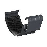 Соединитель желоба d-150 мм Металл Профиль FORAMINA PUR Purman двухсторонний 0,6 RAL 7024