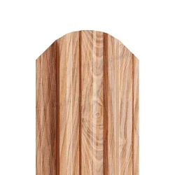 Штакетник Металл Профиль Прямоугольный Trapeze Ecosteel T 0,5 фигурный