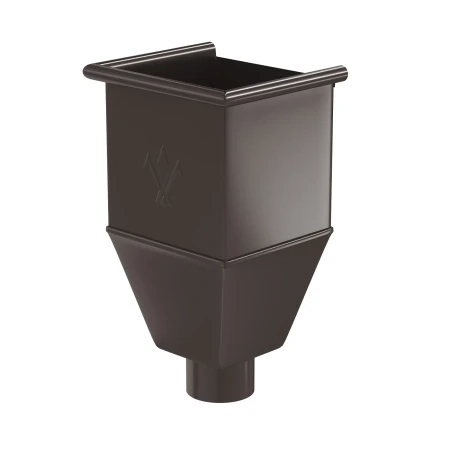 Воронка водосборная квадратная удлиненная для трубы d-90 мм Aquasystem Premium Pural 0,6 RR 32