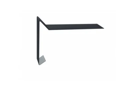 Планка ветровая для мягкой кровли Grand Line 100x20x70 0,5 Satin Matt цвет RAL 7024