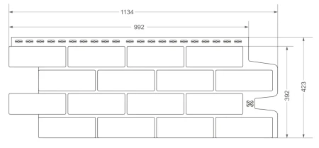 Пластиковая фасадная панель Grand Line Колотый камень Classic в Туле фото