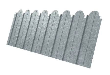 Профнастил Grand Line С10 (фигурный) Оцинкованный 0,45 в Туле фото