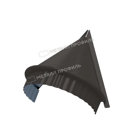 Заглушка конька круглого конусная Металл Профиль 0,5 Norman цвет RR 32