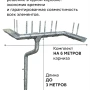 Комплект металлического водостока Grand Line GL ZN d-125x90 мм 6 м/3 м Оцинкованный в Туле фото