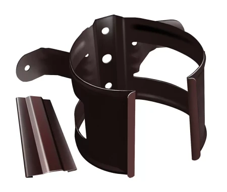 Кронштейн трубы на дерево d-100 мм Grand Line Полиуретан 0,6 Granite RAL 8017