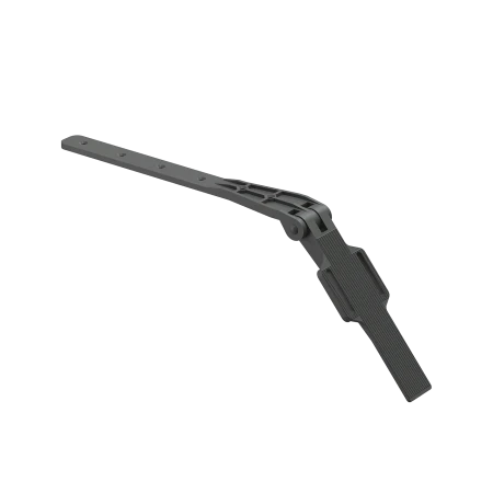 Крепление для кроншейна желоба d-120 мм регулируемое ПВХ Döcke Premium графит RAL 7024