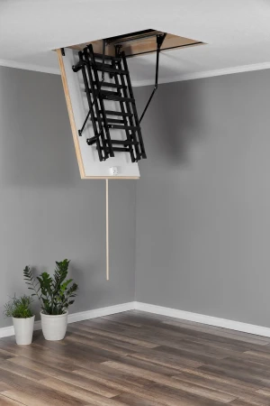 Чердачная люк-лестница Oman Складная 3-х секционная Metal T3 Extra в Туле фото