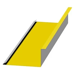 Планка примыкания нижняя Металл Профиль 250x122x2000 Полиэстер 0,45