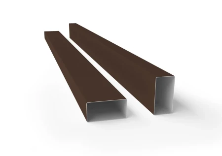 Труба для забора Grand Line Colority Black 40x20x2,0x3000 RAL 8017