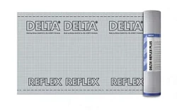 Пароизоляционная пленка с алюминиевым рефлексным слоем Delta Reflex (1.5x50 м)