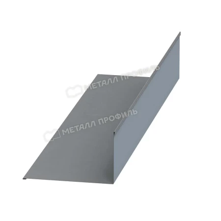 Планка примыкания верхняя Металл Профиль 250x147x2000 0,5 Norman цвет RAL 7004