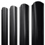 Штакетник Grand Line Полукруглый Slim Rooftop Matte (Стальной бархат) 0,5 фигурный в Туле фото