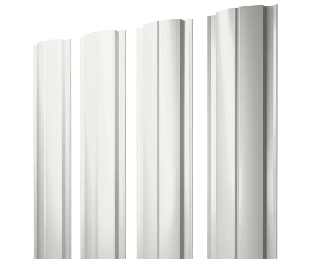 Полукруглый Slim Drap 0,45 RAL 9003 прямой