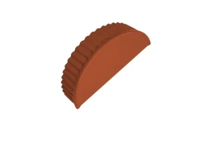 Заглушка торцевая Grand Line 0,5 PurLite Matt цвет RAL 8004