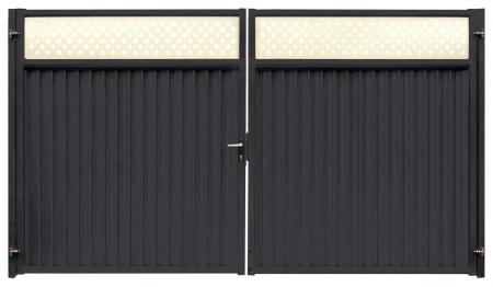 Ворота Grand Line Эстет Плюс 2,0х3,6 м RAL 7024